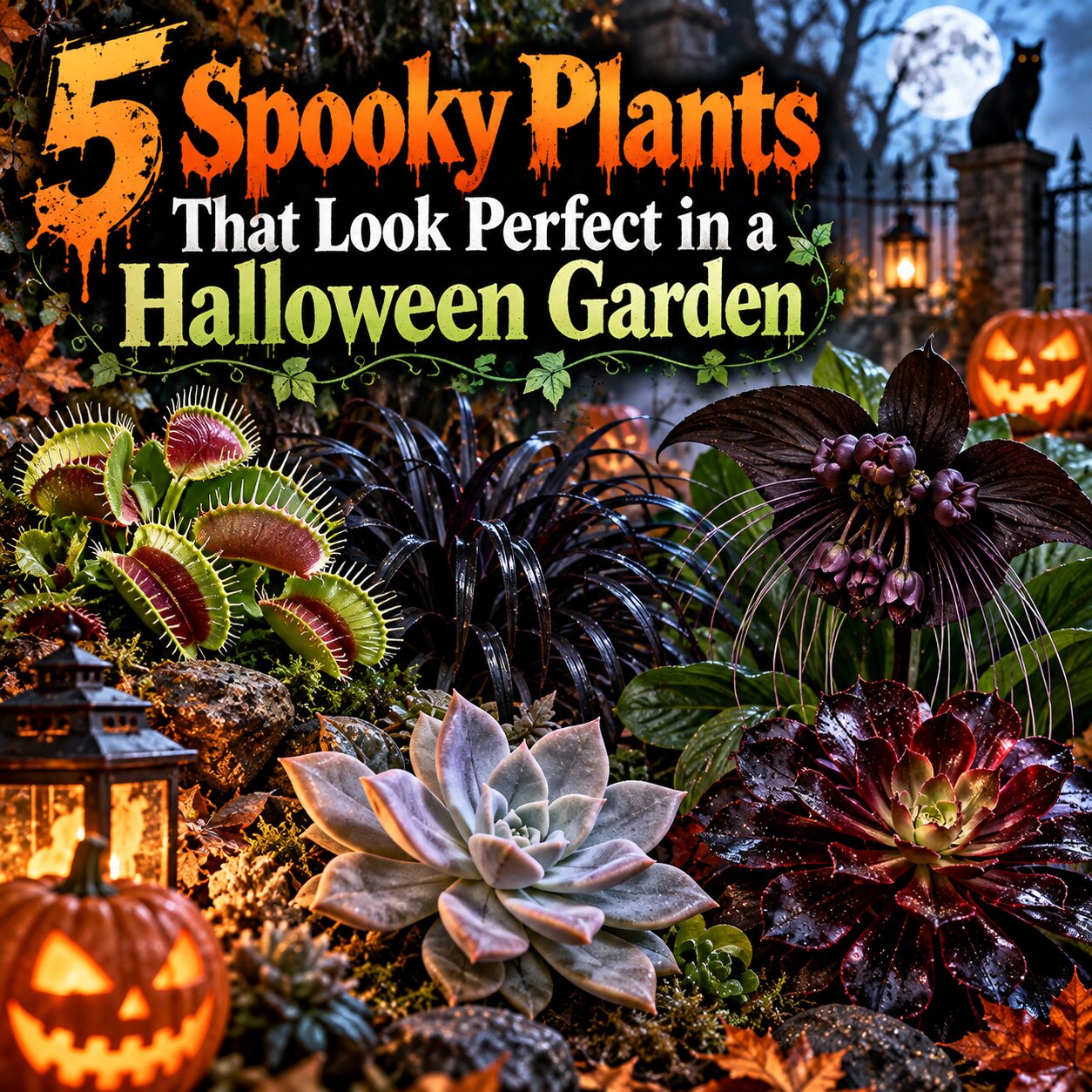 5 Spooky Plants That Look Perfect in a Halloween Garden
