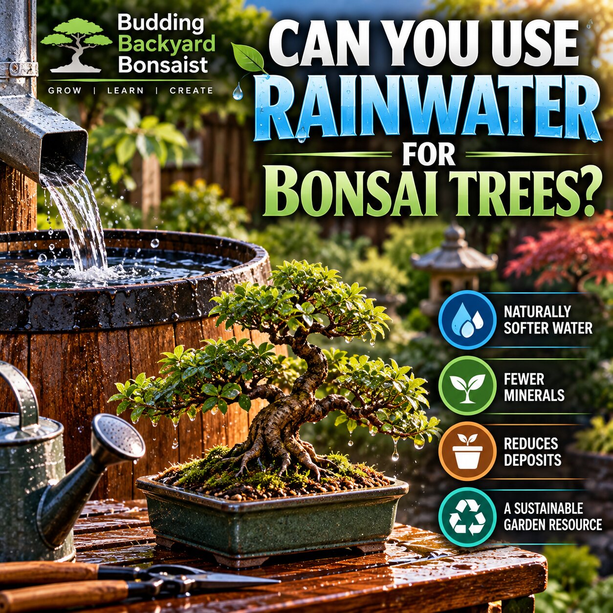 Can You Use Rainwater for Bonsai Trees?