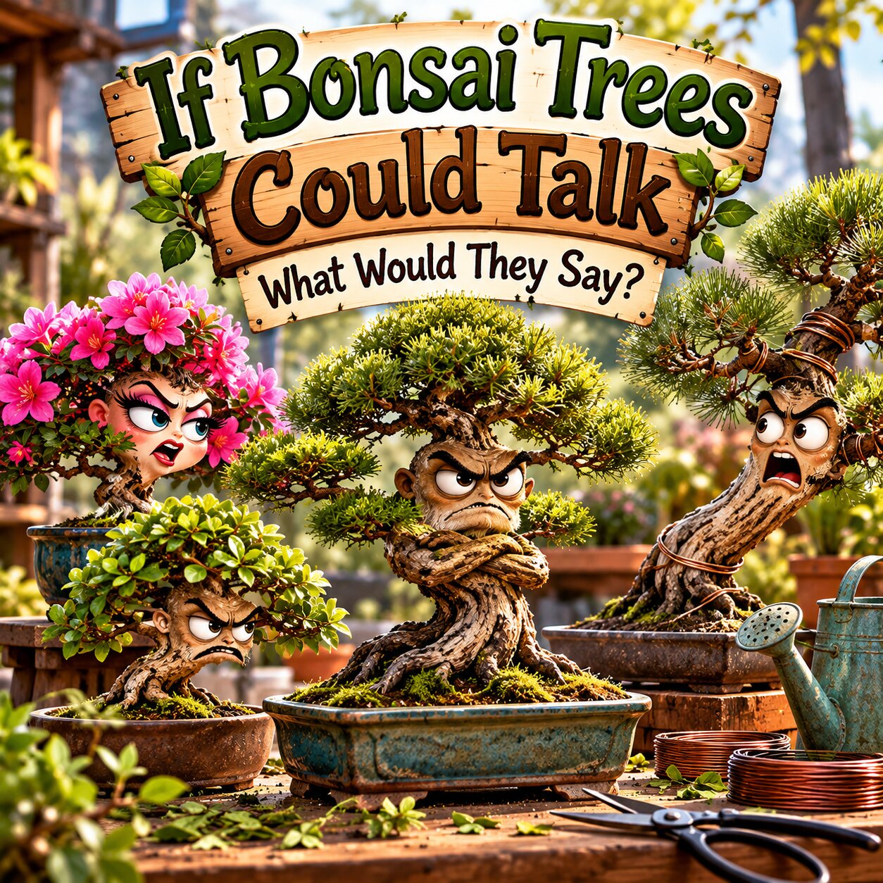 If Bonsai Trees Could Talk, What Would They Say?