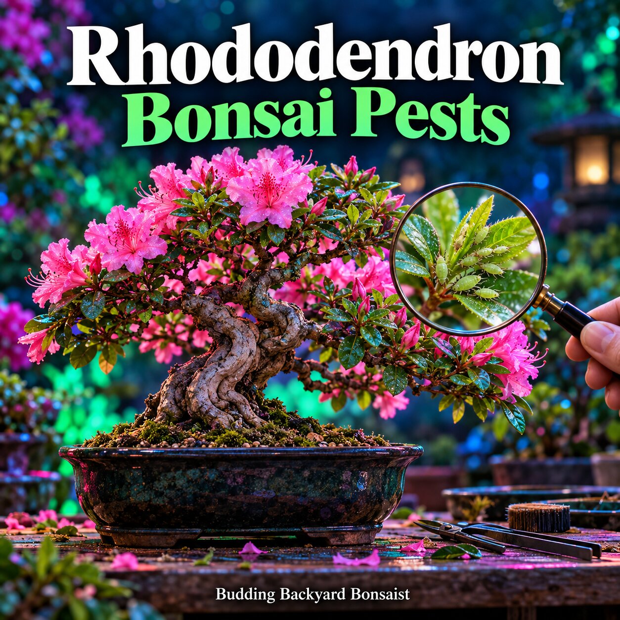 Rhododendron bonsai pests